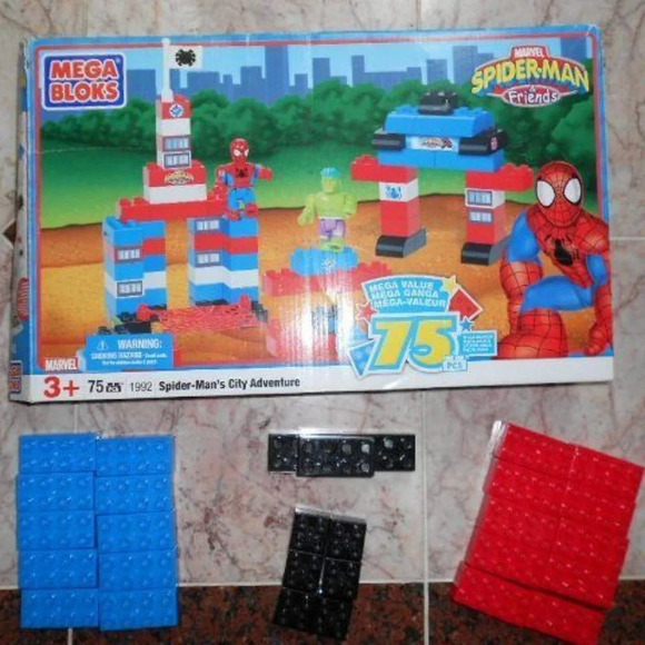 Mega Blocks Other - Retired Mega Bloks Spider-Man & Friends City Adventure Building Set #1992